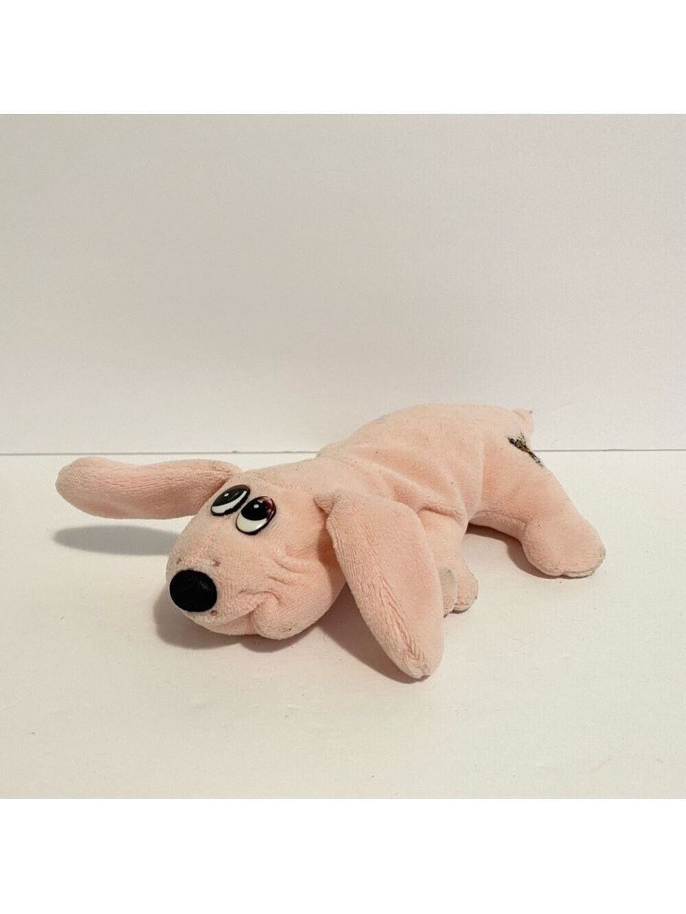 Pound Puppy Pastel Pink Vintage Puppies Mini 8” Stuffed Animal Toy 1980s